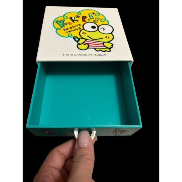 RARE Vintage 1995 Sanrio Keroppi 3 Chest Drawer, READ - Picture 9 of 16